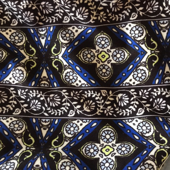 Geometric print bikini bottoms with beads no brand tag sz Small - Picture 3 of 4